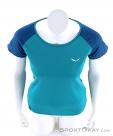 Salewa Sporty B 3 Dryton Womens T-Shirt, , Blue, , Female, 0032-10645, 5637677309, , N3-03.jpg