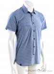 Salewa Puez Minicheck Dry Mens Shirt, , Gray, , Male, 0032-10527, 5637678646, , N1-01.jpg