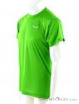 Salewa Puez Melange Dryton SS Mens T-Shirt, Salewa, Green, , Male, 0032-10659, 5637678668, 4053865958043, N1-06.jpg