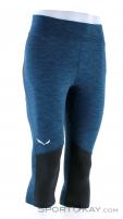 Salewa Pedroc Dry 3/4 Tights Mens Outdoor Pants, Salewa, Blue, , Male, 0032-10663, 5637678700, 4053865955585, N1-01.jpg