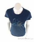 Jack Wolfskin Ocean T Womens T-Shirt, , Bleu, , Femmes, 0230-10349, 5637678815, , N3-03.jpg