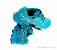 Salomon Speedcross 4 GTX Womens Trail Running Shoes Gore-Tex, Salomon, Modrá, , Ženy, 0018-10950, 5637678959, 889645908793, N3-18.jpg