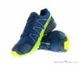 Salomon Speedcross 4 Mens Trail Running Shoes Gore-Tex, , Turquoise, , Hommes, 0018-10956, 5637679409, , N1-06.jpg