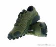 Salomon Speedcross 4 Mens Trail Running Shoes Gore-Tex, Salomon, Olive-Dark Green, , Male, 0018-10957, 5637680149, 889645924878, N1-06.jpg