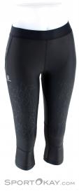 Salomon Intensity Mid Tight Womens Running Pants, , Black, , Female, 0018-10982, 5637681613, , N2-02.jpg