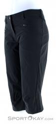 Salomon Wayfarer Capri Womens Outdoor Pants, , Black, , Female, 0018-10988, 5637682328, , N1-06.jpg