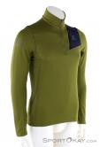 Salomon Grid Hz Mid Mens Functional Shirt, , Green, , Male, 0018-10995, 5637682416, , N1-01.jpg