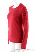 Fox Flexair LS Jersey Womens Biking Shirt, Fox, Red, , Female, 0236-10220, 5637685333, 191972171239, N1-06.jpg