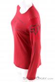 Fox Flexair LS Jersey Womens Biking Shirt, Fox, Red, , Female, 0236-10220, 5637685333, 191972171239, N2-07.jpg