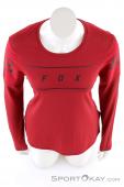 Fox Flexair LS Jersey Womens Biking Shirt, Fox, Red, , Female, 0236-10220, 5637685333, 191972171239, N3-03.jpg