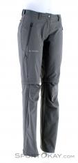 Vaude Farley Stretch ZO T-Zip Womens Outdoor Pants, , Gray, , Female, 0239-10483, 5637687103, , N1-01.jpg