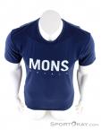 Mons Royale Icon Mens T-Shirt, Mons Royale, Bleu, , Hommes, 0309-10050, 5637691139, 9420057416950, N3-03.jpg
