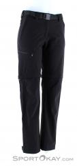 Maier Nata Zip Off Women Outdoor Pants Short Cut, , Black, , Female, 0130-10060, 5637692145, , N1-01.jpg