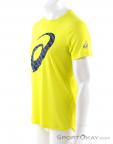 Asics Silver Graphic SS Mens T-Shirt, , Yellow, , Male, 0103-10302, 5637693100, , N1-06.jpg
