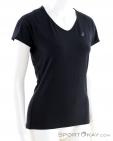 Asics V-Neck Top Womens T-Shirt, Asics, Čierna, , Ženy, 0103-10306, 5637693124, 4550214344859, N1-01.jpg