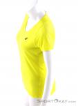 Asics V-Neck Top Womens T-Shirt, Asics, Yellow, , Female, 0103-10306, 5637693127, 4550214345047, N2-07.jpg