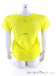 Asics V-Neck Top Womens T-Shirt, Asics, Yellow, , Female, 0103-10306, 5637693127, 4550214345047, N3-13.jpg