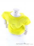 Asics V-Neck Top Womens T-Shirt, , Yellow, , Female, 0103-10306, 5637693127, , N4-14.jpg