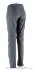 Vaude Farley Zip Pant Womens Outdoor Pants Short Cut, Vaude, Gray, , Female, 0239-10505, 5637693301, 4052285707415, N1-11.jpg