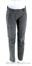 Vaude Farley Zip Pant Womens Outdoor Pants Short Cut, , Gray, , Female, 0239-10505, 5637693301, , N2-02.jpg