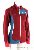 Ortovox MI Fleece Plus Womens Outdoor Jacket, , Red, , Female, 0016-10525, 5637696154, , N1-01.jpg