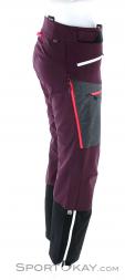 Ortovox Pordoi Mujer Pantalón de ski de travesía, Ortovox, Rojo, , Mujer, 0016-10895, 5637717878, 4251422530262, N2-17.jpg
