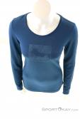 Ortovox Fleece 185 Merino Contrast LS Womens FunctionalShirt, , Blue, , Female, 0016-10940, 5637719245, , N3-03.jpg