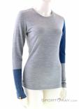 Ortovox 185 Rock'N'Wool LS Womens Functional Shirt, Ortovox, Gray, , Female, 0016-10947, 5637719337, 4251422526050, N1-01.jpg