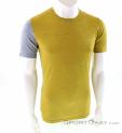 Ortovox 185 Rock'N'Wool SS Mens Functional Shirt, , Yellow, , Male, 0016-10959, 5637720168, , N2-02.jpg
