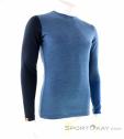 Ortovox 185 Rock'N'Wool LS Mens Functional Shirt, , Blue, , Male, 0016-10960, 5637720194, , N1-01.jpg