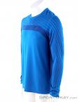 Asics Seamless LS Texture Mens Shirt, Asics, Bleu, , Hommes, 0103-10344, 5637721567, 4550214851470, N1-06.jpg