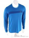 Asics Seamless LS Texture Mens Shirt, , Blue, , Male, 0103-10344, 5637721567, , N2-02.jpg