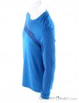 Asics Seamless LS Texture Mens Shirt, , Blue, , Male, 0103-10344, 5637721567, , N2-07.jpg