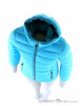 CMP Jacket Fix Hood Girls Outdoor Jacket, , Turquoise, , Girl, 0006-10449, 5637722065, , N4-04.jpg