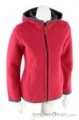 CMP Jacket Fix Hood Womens Sweater, , Red, , Female, 0006-10457, 5637722174, , N2-02.jpg