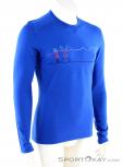 Icebreaker 200 Oasis LS Crewe Single Mens Functional Shirt, , Blue, , Male, 0011-10308, 5637722198, , N1-01.jpg