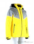 CMP Fix Hood Girls Ski Jacket, CMP, Yellow, , Girl, 0006-10488, 5637722498, 8056381572614, N1-01.jpg