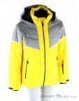 CMP Fix Hood Girls Ski Jacket, CMP, Yellow, , Girl, 0006-10488, 5637722498, 8056381572614, N2-02.jpg