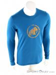 Mammut Logo LS Mens T-Shirt, , Turquoise, , Male, 0014-11091, 5637723024, , N2-02.jpg