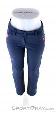 Salewa Sesvenna DST Womens Ski Touring Pants, , Blue, , Female, 0032-10713, 5637725939, , N3-03.jpg