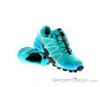 Salomon Speedcross 4 GTX Womens Trail Running Shoes Gore-Tex, , Bleu, , Femmes, 0018-11047, 5637728236, , N1-01.jpg