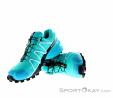 Salomon Speedcross 4 GTX Womens Trail Running Shoes Gore-Tex, , Bleu, , Femmes, 0018-11047, 5637728236, , N1-06.jpg