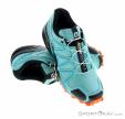 Salomon Speedcross 4 Womens Trail Running Shoes, Salomon, Turquoise, , Femmes, 0018-11048, 5637728265, 193128063665, N2-02.jpg