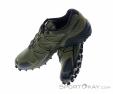 Salomon Speedcross 4 Mens Trail Running Shoes, , Olive-Dark Green, , Male, 0018-11056, 5637728653, , N3-08.jpg