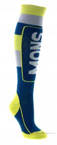 Mons Royale Mons Tech Kissen Mens Ski Socks, Mons Royale, Blue, , Male, 0309-10078, 5637728819, 9420057413454, N1-01.jpg
