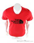The North Face Easy Mens T-Shirt, The North Face, Červená, , Muži, 0205-10282, 5637729097, 192824495640, N3-03.jpg