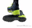 Salewa Wildfire Edge Mid GTX Mens Trekking Shoes Gore-Tex, Salewa, Bleu, , Hommes, 0032-10733, 5637729405, 4053866056137, N3-13.jpg