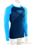 Dynafit Speed Dryarn LS Hommes T-shirt fonctionnel, Dynafit, Bleu, , Hommes, 0015-10801, 5637730814, 4053865906037, N1-01.jpg