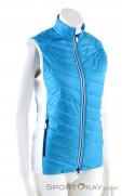 Löffler Primaloft Mix Hotbond Womens Ski Touring Vest, Löffler, Turquoise, , Female, 0008-10653, 5637733121, 9006063548245, N1-01.jpg