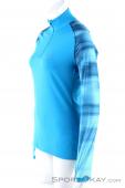 Löffler Pulli Kaleido Thermo mit Zip Womens Sweater, , Turquoise, , Female, 0008-10656, 5637733164, , N1-06.jpg